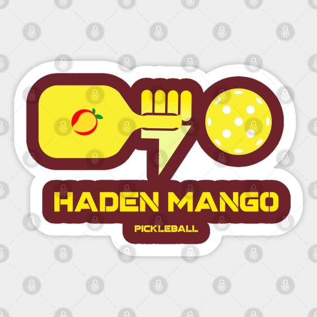 Power Grip for Pickleball with Traditional Yellow Color Sticker by Hayden Mango Collective 